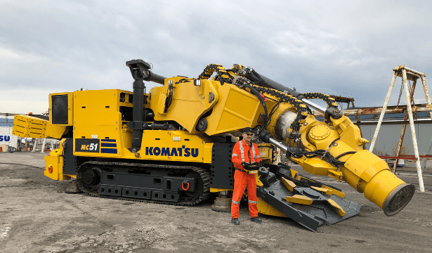 Komatsu’s MC51 hard rock mining machine