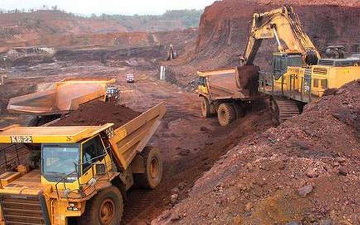 Iron ore mining