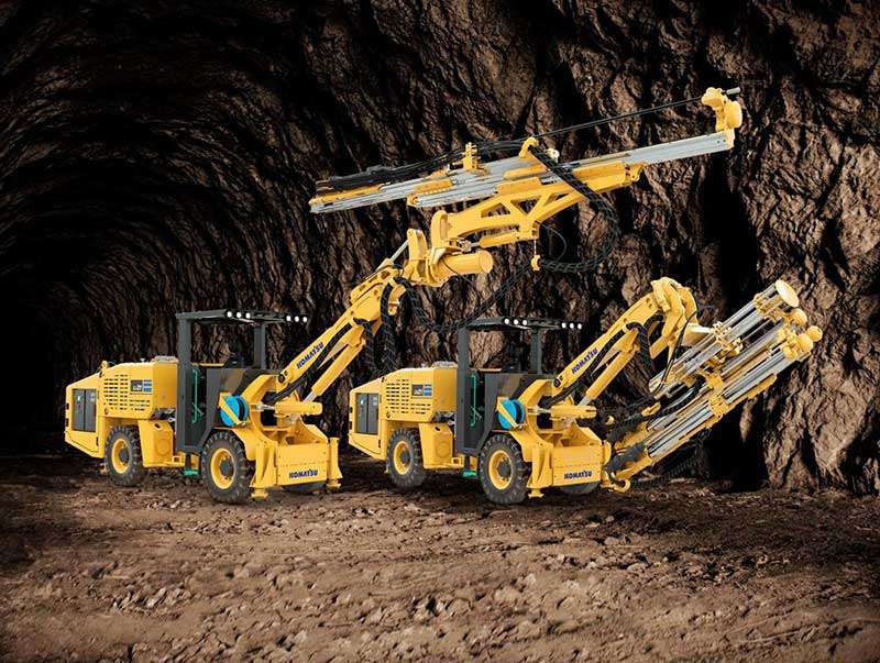 Komatsu-jumbo-drill