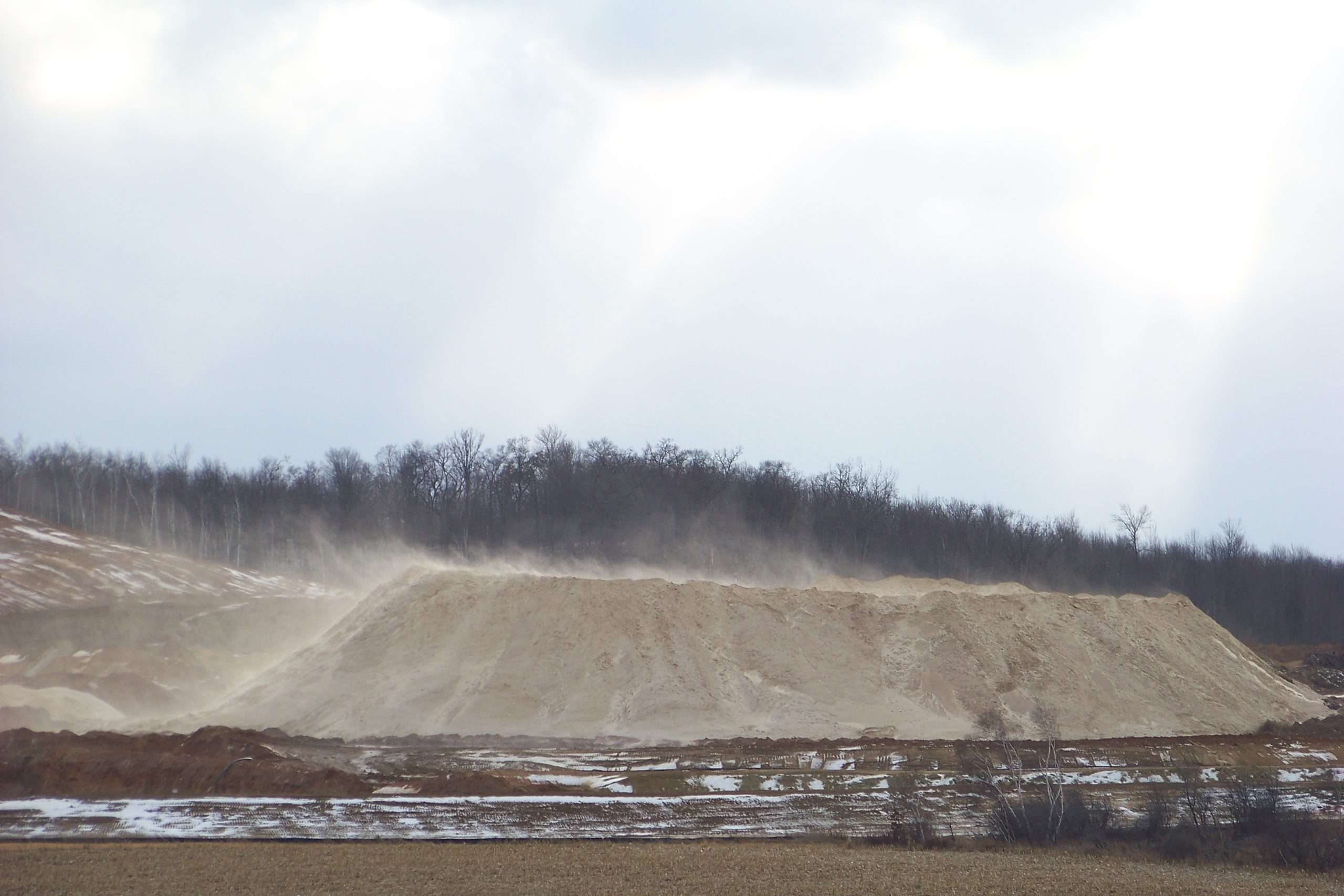 Sand mining in Trempealeau County