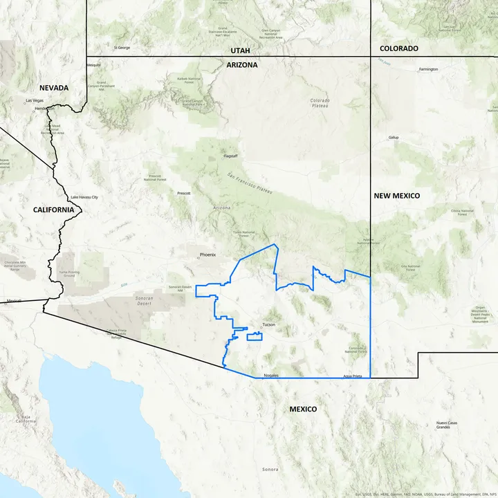 CGG-Earth-Data-SE-Arizona-project-map