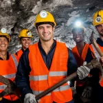 Mining workers