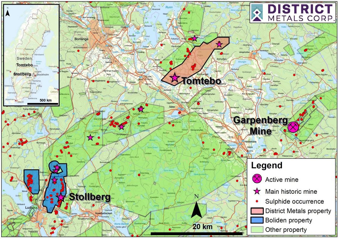 Tomtebo and Stollberg sites