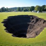 Sinkhole in Alton