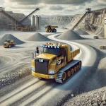 autonomous Caterpillar 777 truck