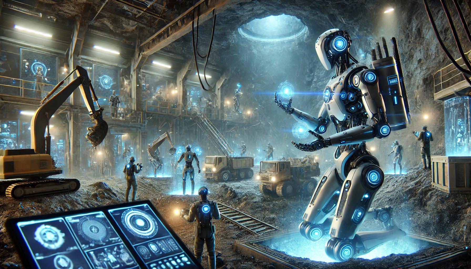 Humanoid robots in mining