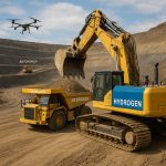 Mining machinery powered by green hydrogen and automation technologies