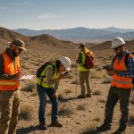 Lithium Corporation 2025 field work team exploring Nevada’s lithium-rich terrain