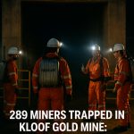 Rescue workers coordinate efforts at Kloof gold mine where 289 miners are trapped underground