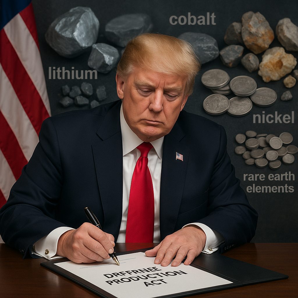 Trump announces Defense Production Act to strengthen U.S. critical minerals policy