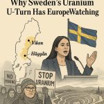 Sweden uranium ban protest, government speaker, uranium mining sites at Viken and Häggån