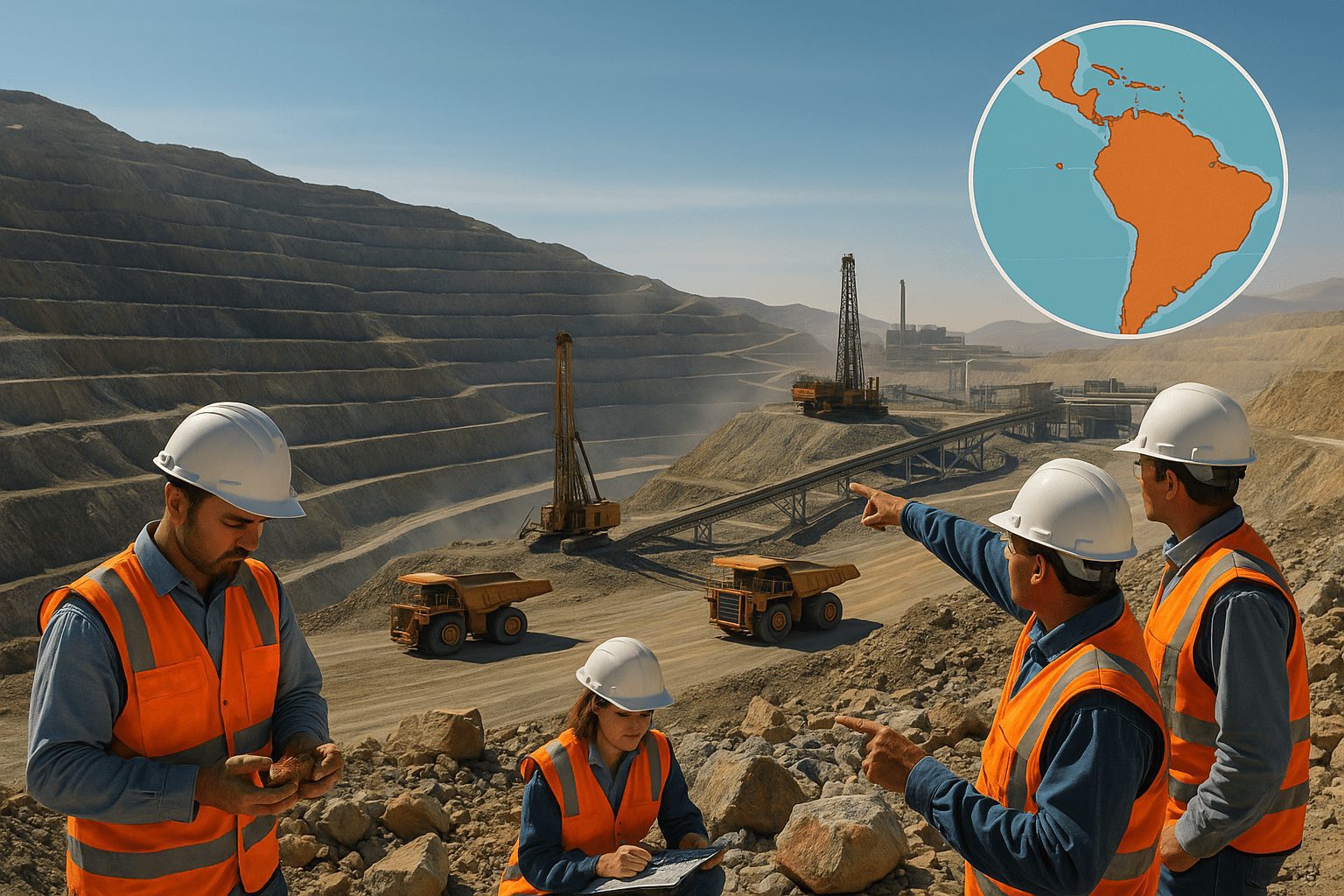 Latin America copper production