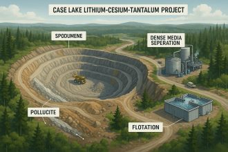 Case Lake lithium cesium tantalum project