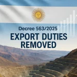 Argentina mining export duties reform – policy announcement 2025