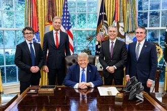 US President meets BHP and Rio Tinto chiefs over Arizona Resolution copper mine