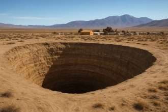 Chile mining sinkhole