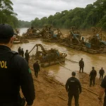 illegal gold mining