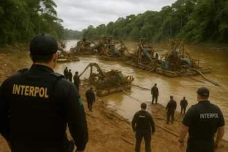 illegal gold mining