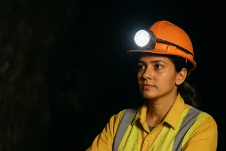 women mining India