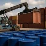 Glencore cobalt shipment being loaded at industrial port under DRC’s new export quota system.