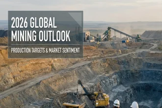 Global mining outlook 2026 showing copper production and supply constraints