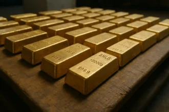 Mali seized gold Barrick dispute represented by stacked gold bars returned after court approval amid mining settlement