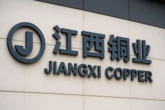 Jiangxi Copper headquarters signage highlighting the Chinese miner’s global expansion strategy