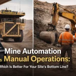 mine automation vs manual operations