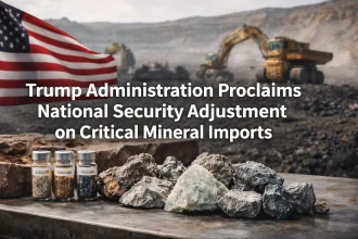 US critical mineral import policy