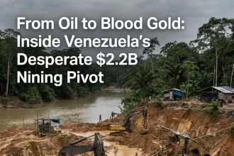Venezuela mining pivot and gold extraction in the Orinoco Mining Arc