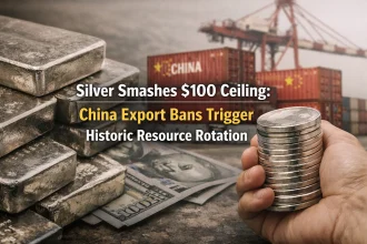 Silver price hits $100