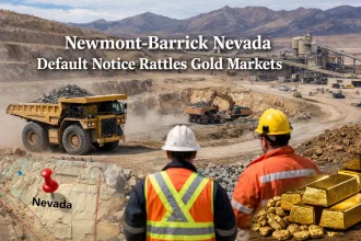 Newmont Barrick Nevada default notice