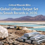 Global lithium production 2026