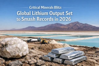 Global lithium production 2026