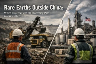 Rare earth processing outside China