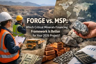 FORGE vs MSP critical minerals financing 2026