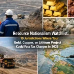 Resource nationalism 2026