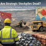 U.S. strategic critical minerals stockpile 2026