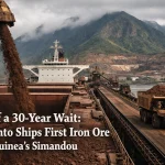 Simandou iron ore first shipment