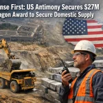 US Antimony Pentagon Grant