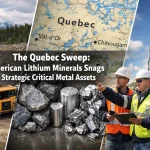 American Lithium Minerals Quebec Projects