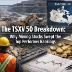 TSXV 50 mining stocks 2026