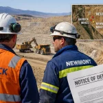 Nevada Gold Mines default notice 2026
