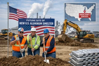 US aluminum smelter Oklahoma 2026