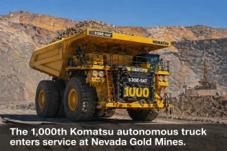 The 1,000-Truck Milestone: How Komatsu Redefined Autonomous Mining at Barrick Nevada
