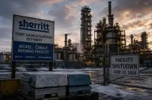Sherritt International Shuts Canada’s Only Cobalt Refinery Amid US-Cuba Sanctions Fallout