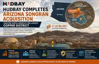 Hudbay Completes Arizona Sonoran Acquisition