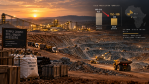Syama gold mine in Mali facing supply disruptions and lower 2026 production guidance