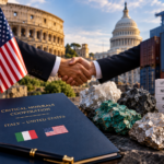 Italy-US critical minerals partnership covering mining, processing and supply chains