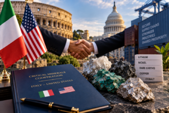 Italy-US critical minerals partnership covering mining, processing and supply chains